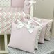 Постелька Комплект детского постельного белья Shine ЗигЗаг, в стандартную кроватку, 6 элементов, розовый, Маленькая Соня Фото №4