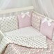 Постільна білизна Комплект дитячої постільної білизни Shine ЗігЗаг в стандартне ліжечко, 6 елементів, рожевий, Маленькая Соня Фото №2