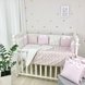 Постелька Комплект детского постельного белья Shine ЗигЗаг, в стандартную кроватку, 6 элементов, розовый, Маленькая Соня Фото №8