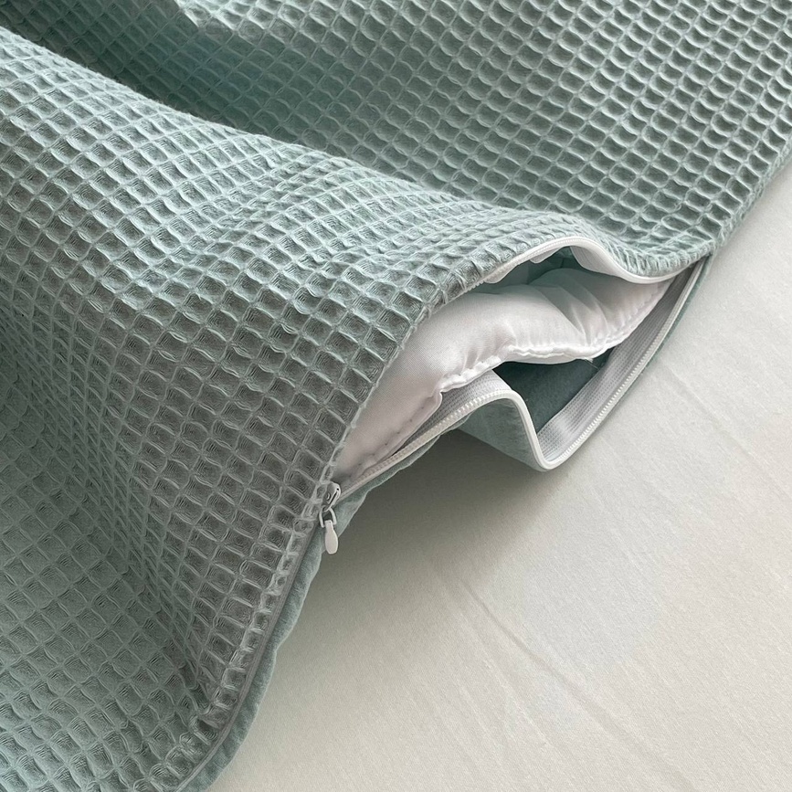 Одеяла и пледы Плед-конверт с одеялом вафля+жатка, мята, Маленькая Соня