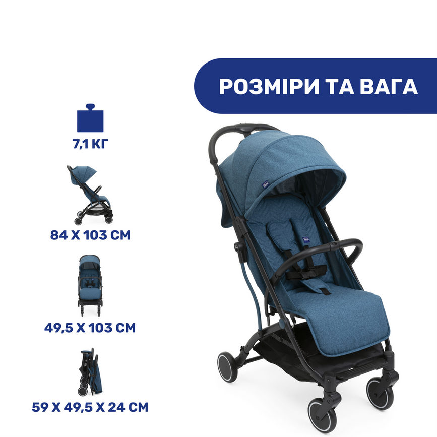 Прогулянкова коляска Chicco Trolley Me, Chicco