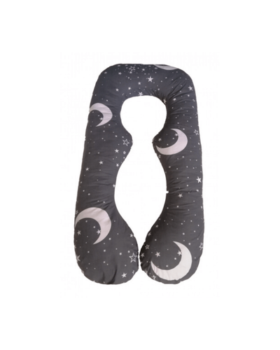 Подушки для беременных и кормления Подушка Universal для беременных и кормления Восьмёрка Луна серая, Лежебока