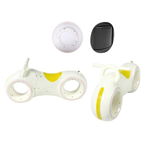 Біговел GS-0020 White/Yellow Bluetooth LED-подсветка кор./1/