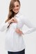 Блузы, рубашки Рубашка для беременных и кормящих мам, белый, ТМ Dianora Фото №2