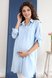 Блузы, рубашки Блуза (рубашка) для беременных и кормящих мам 1268707 небесно-голубой, To be Фото №2