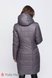 Куртки для вагітних Двостороннє зимове пальто для вагітних Kristin, сірий зі світлою м'ятою, Юла мама Фото №5
