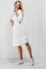 Платья на каждый день Платье для беременности меховой вставкой по низу белое, ТМ Dianora Фото №3
