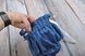 Штаны детские Блумеры, шортики на памперс, голубой джинс, MagBaby Фото №4