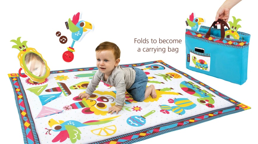 Развивающие коврики Развивающий игровой коврик-сумка Фиеста Fiesta, Yookidoo