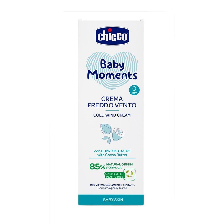 Детский крем для лица и тела Крем защитный Chicco Baby Moments от непогоды, 50 мл