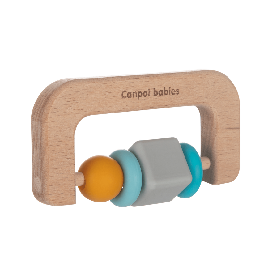 Прорезыватели Прорезыватель игрушка деревянно-силиконовая, Canpol babies
