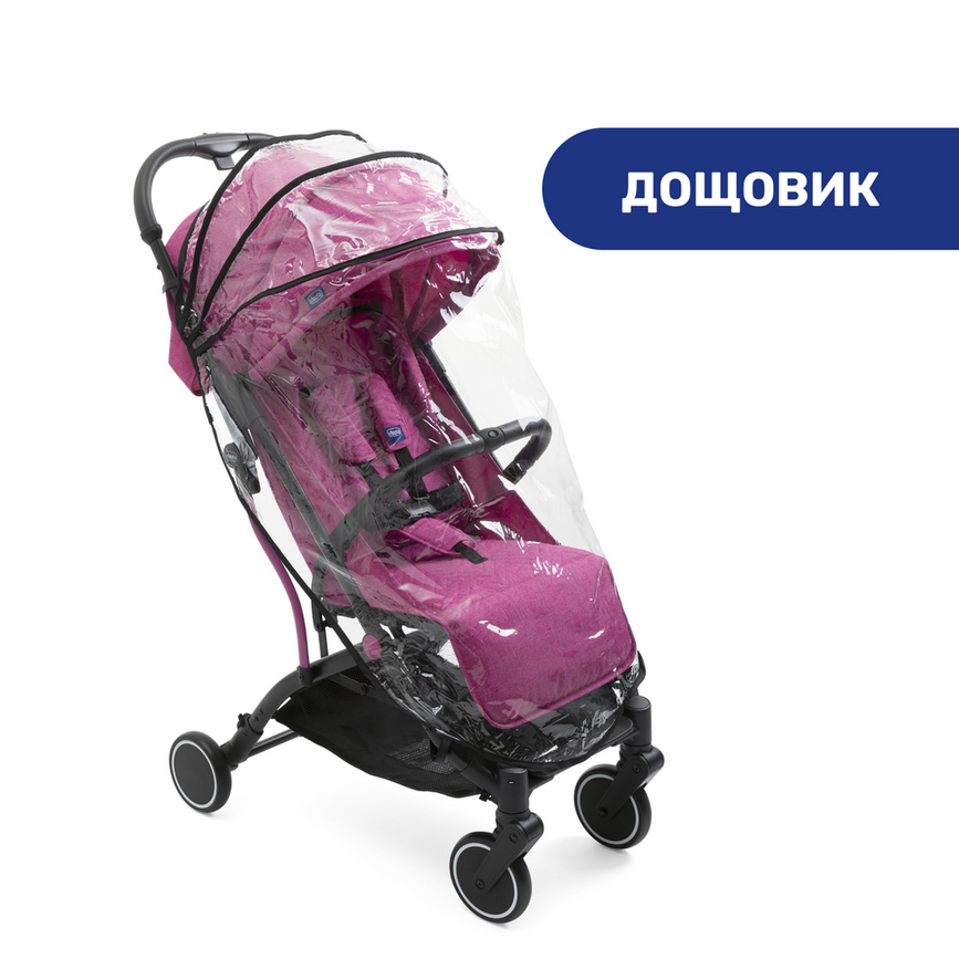Прогулянкова коляска Trolleyme Stroller, рожевий, Chicco, Рожевий