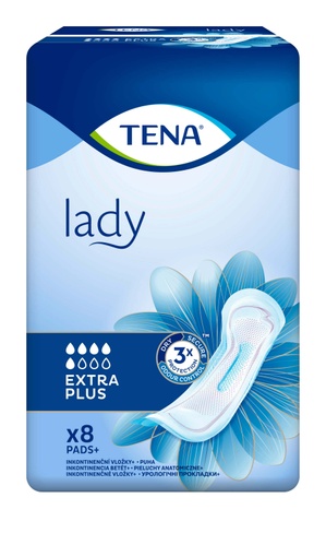 Післяпологові і урологічні прокладки Урологічні прокладки Lady Extra Plus, 8 шт, Tena