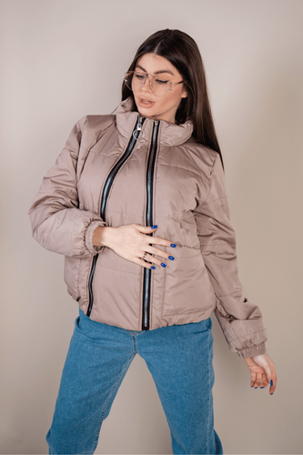 Куртка для беременных 1462274, бежевая, To be, Бежевый, 44