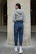 Джинси Джинси із високою трикотажною вставкою, сині, ТМ Dianora Фото №3