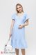 Платья на каждый день Платье для беременных и кормящих мам муслиновое FELICITY, голубой, Юла мама Фото №1