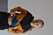 Спортивные костюмы Спортивный костюм Margo для беременных и кормящих, черный-горчица, Dizhimama Фото №6