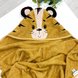 Полотенца Полотенце-уголок Тигренок горчица, 80*100 см, Маленькая Соня Фото №1