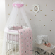 Постільна білизна Комплект дитячої постільної білизни Shine Алиса в кругле ліжечко, 6 елементів, рожевий, Маленькая Соня Фото №1
