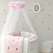 Постільна білизна Комплект дитячої постільної білизни Shine Алиса в кругле ліжечко, 6 елементів, рожевий, Маленькая Соня Фото №7