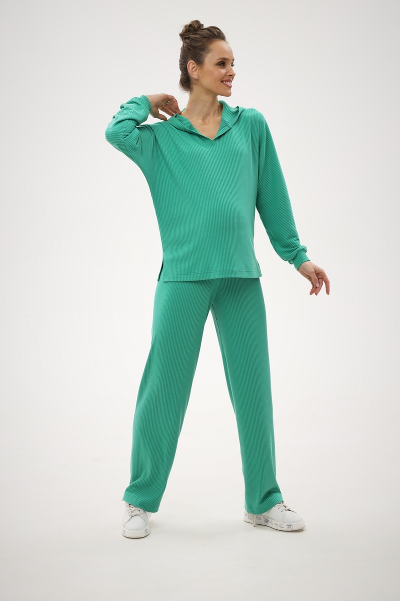 Блузы, рубашки Костюм для беременных, зеленый, ТМ Dianora