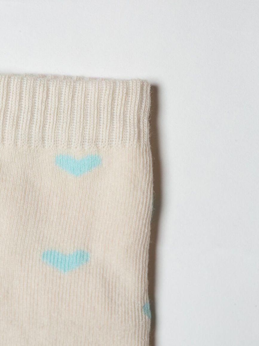 Носочки Носочки детские махровые Сердца набор 2 шт, молочный, Мамин Дом