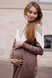 Платья на каждый день Платье-худи для беременных и кормящих мам, коричневые, Тo Be Фото №2