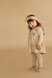 Дитячі плаття Набір для дівчаток сукня з солохою та лосинами Анютка, бежевий, Little Angel Фото №1