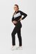 Спортивные костюмы Костюм спортивный для беременных и кормящих мам, черный, ТМ Dianora Фото №4