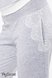 Спортивные костюмы Костюм для беременных и кормящих IRHEN, серый меланж с молочными вставками, Юла мама Фото №8