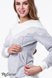 Спортивные костюмы Костюм для беременных и кормящих IRHEN, серый меланж с молочными вставками, Юла мама Фото №2