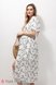 Платья на каждый день Платье для беременных и кормящих мам BRIELLA, зеленые листья на молочном фоне, Юла мама Фото №5