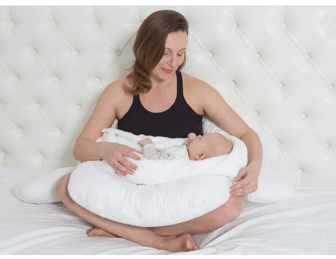 Подушки для беременных и кормящих мам Подушка Universal для беременных и кормления U-образная Звёзды на белом, Лежебока