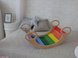Шезлонги, крісла-качалки Універсальна розвиваюча качалка-ліжечко Rainbow Maxi, з матрасиком (колір на вибір) ТМ Uka-Chaka Фото №1