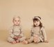 Дитячі плаття Набір для дівчаток сукня з солохою та лосинами Анютка, бежевий, Little Angel Фото №4