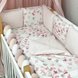 Постільна білизна Комплект постільної білизни в ліжечко Happy night Метелики, 6 елементів, рожевий, Маленька Соня Фото №3
