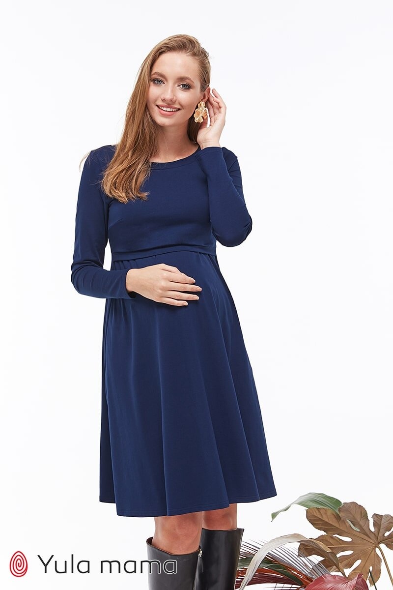 Платье миди для беременных и кормящих OLIVIA, Юла мама