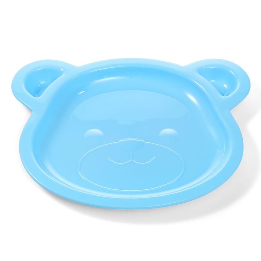 Посуда для детей Тарелка BEAR мелкая, трехсекционная, BabyOno