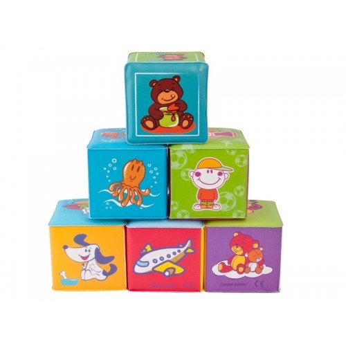 Кубики, м'які книжки Іграшка М'які кубики 6 шт, Canpol babies