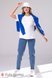 Джинси Джинси для вагітних Mom Jeans з високою спинкою Florence, блакитний, Юла Мама Фото №1