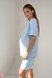 Спортивные костюмы Костюм с шортами для беременных и кормящих FREEDOM, голубой, Юла Мама Фото №2