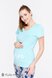 Футболки для беременных Трикотажная футболка-реглан для беременных HARLEY, ментол, Юла мама Фото №2