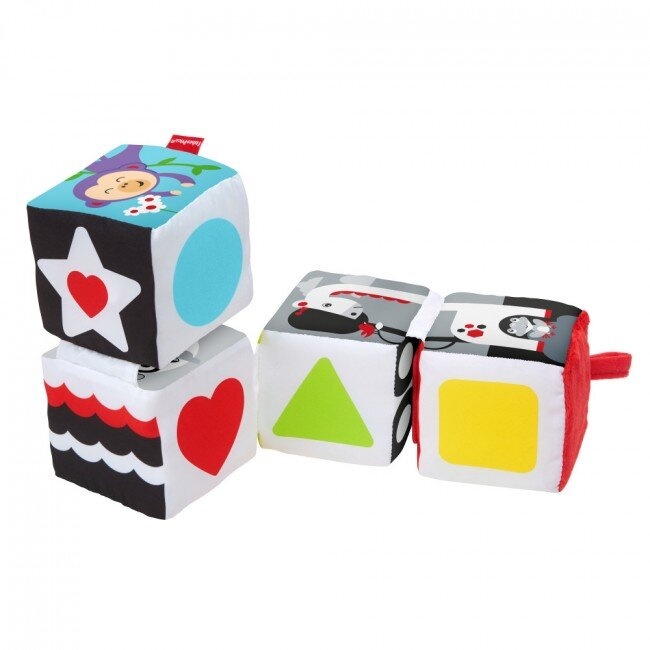 Кубики, м'які книжки М'які кубики Вивчай та грай, Fisher-Price