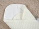 Демисезонные конверты Конверт-одеяло для новорожденных вязаный Косы, светло-молочный, MagBaby Фото №9