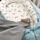 Коконы для новорожденных Кокон Baby Design Baby серо-голубой, Маленькая Соня Фото №5