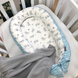 Кокони для новонароджених Кокон Baby Design Baby сіро-блакитний, Маленька Соня Фото №2