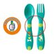 Посуд для дітей Набір Chicco First Cutlery: ложка та виделка, 12m+ Фото №2