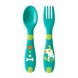 Посуд для дітей Набір Chicco First Cutlery: ложка та виделка, 12m+ Фото №1