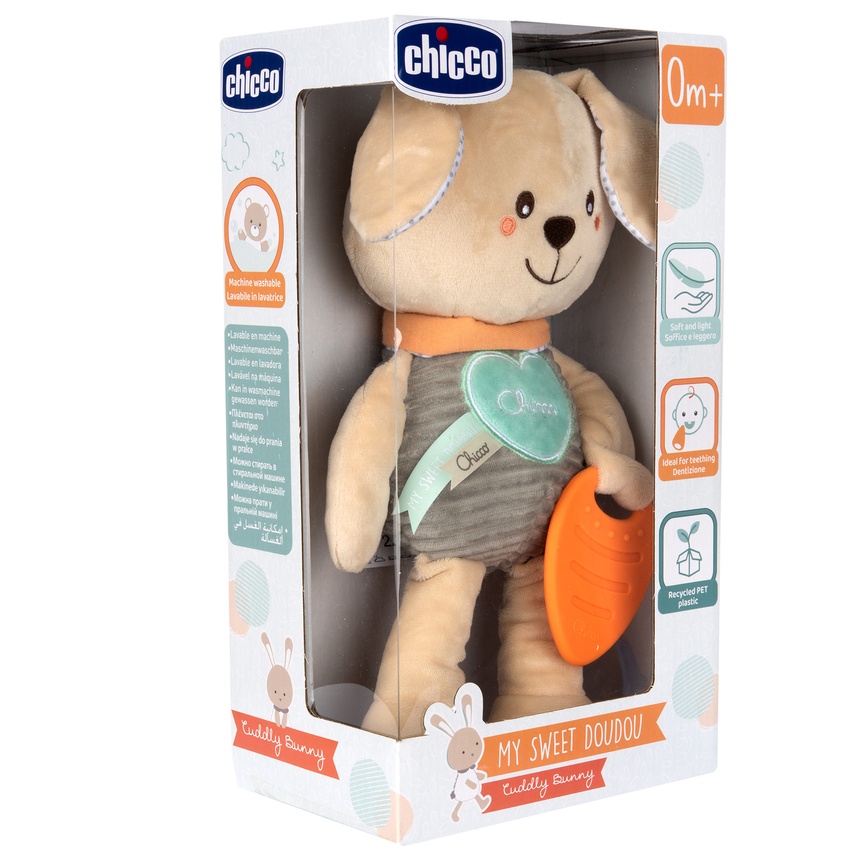 Тренеры сна, ночники Мягкая игрушка Chicco "Зайчонок DouDou для объятий", Chicco