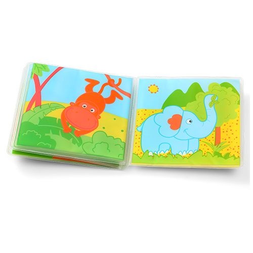Игрушки для купания Книжка для ванной WILD ANIMALS с пищалкой, BabyOno